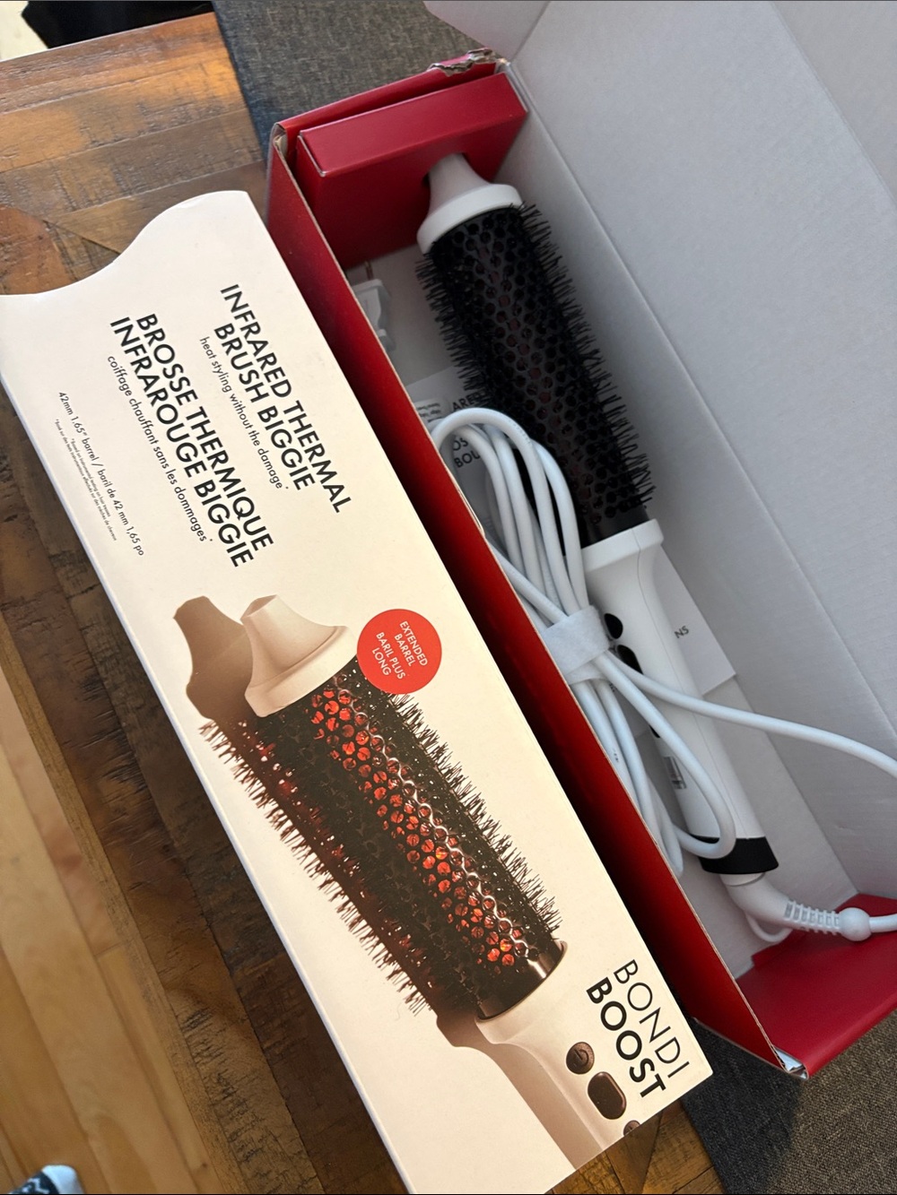 Bondi Boost Infrared Thermal Round Brush - White